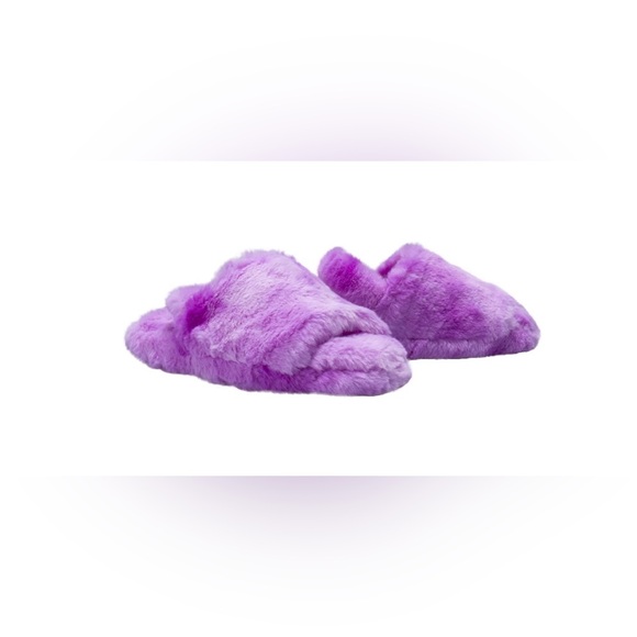 Jessica Simpson Girls Plush Faux Fur Slip on House Slippers shoes size XL 4-5 - Picture 1 of 10